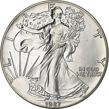 United States, Dollar, 1987, U.S. Mint, Silver, MS(64), KM:273