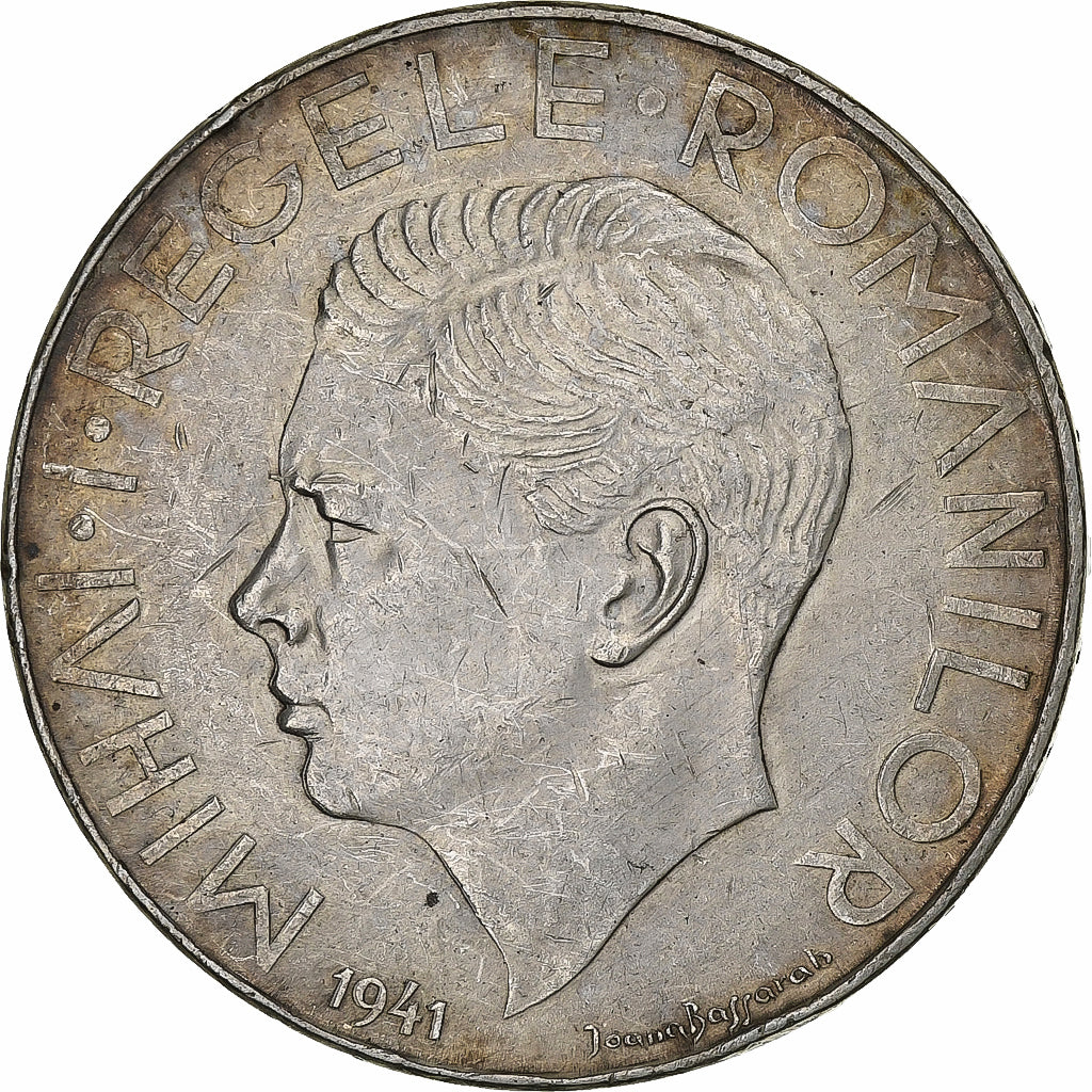 Romania, Mihai I, 500 Lei, 1941, Silver, AU(50-53), KM:60