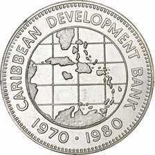 Staten van de oostelijke Caraïben, 10 Dollars, 1980, Zilver, PR, KM:81