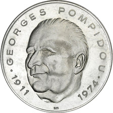 Germania, medaglia, Huitième Ecu d'Europe, Georges Pompidou, Politics, 1974