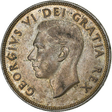 Kanada, George VI, Dollar, 1951, Royal Canadian Mint, Silber, SS, KM:46