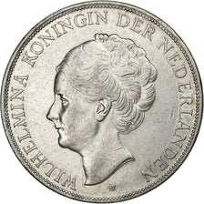 Holandia, Wilhelmina I, 2-1/2 Gulden, 1931, Srebro, AU(55-58), KM:165