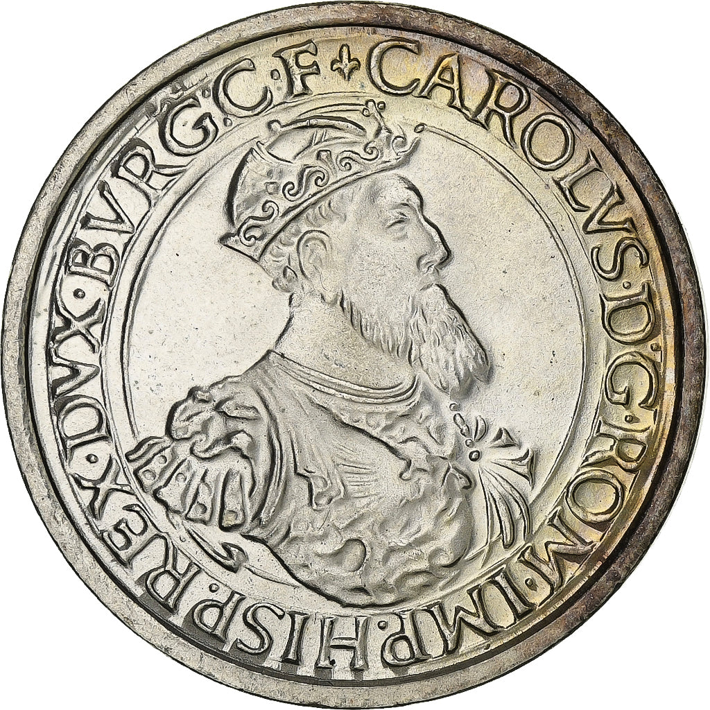 België, 5 Ecu, 1987, Zilver, UNC-, KM:166