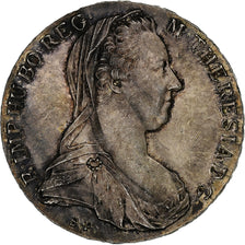 Austria, Maria Theresa, Thaler, 1780, Vienna, Restrike, Argento, SPL