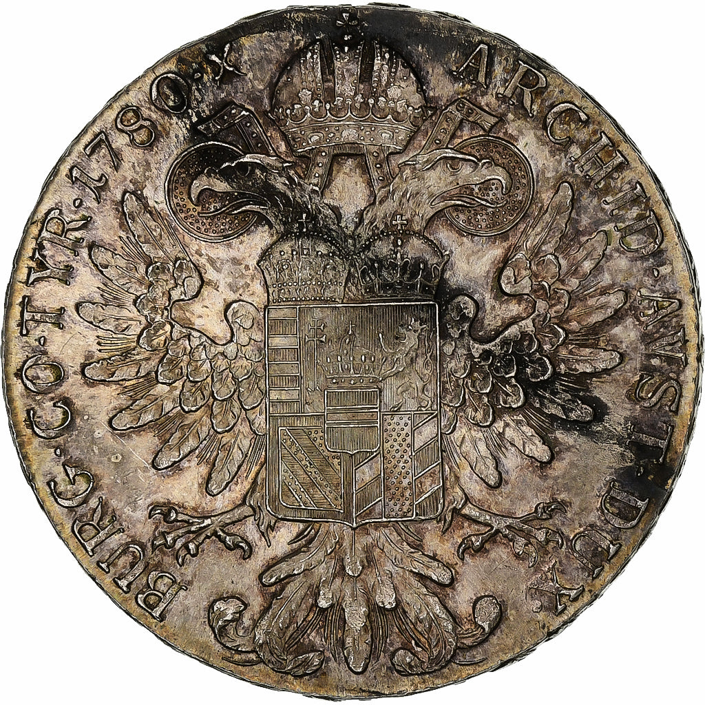 Austria, Maria Theresa, Thaler, 1780, Vienna, Restrike, Argento, SPL