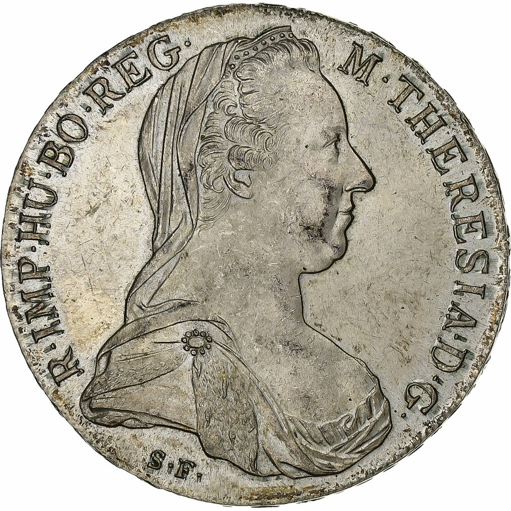 Österreich, Maria Theresa, Thaler, 1780, Vienna, Restrike, Silber, VZ+