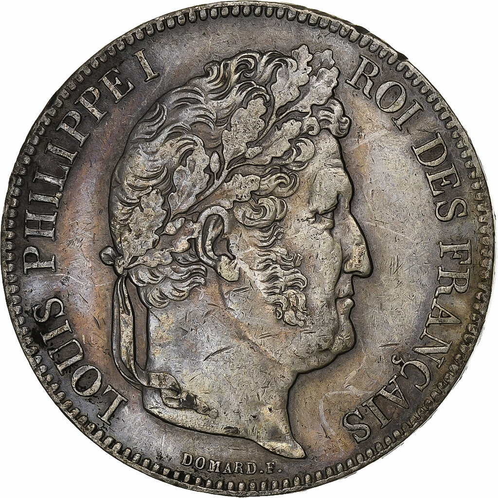 Francia, 5 Francs, Louis-Philippe, 1838, Lille, Argento, BB, Gadoury:678