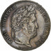 Francia, 5 Francs, Louis-Philippe, 1838, Lille, Argento, BB, Gadoury:678