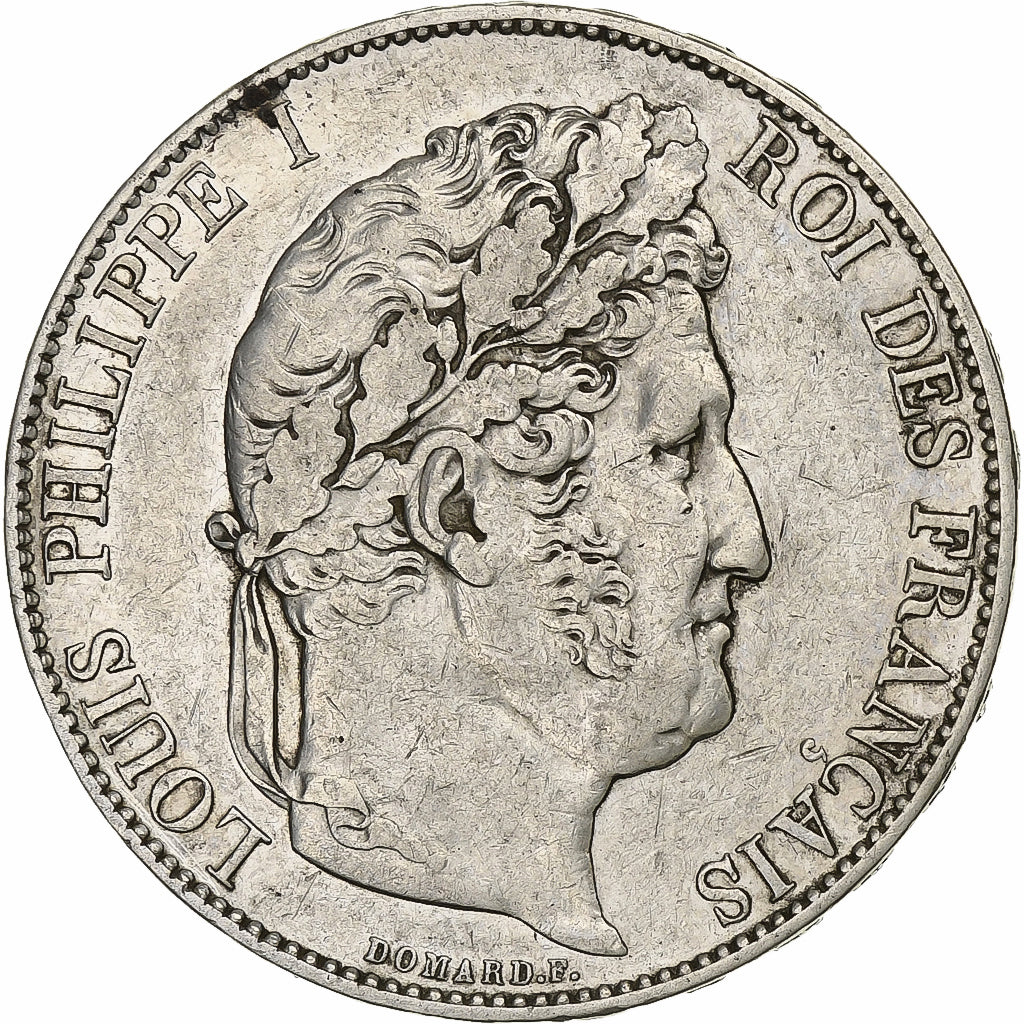 Frankreich, Louis-Philippe, 5 Francs, 1847, Paris, Silber, S+, Gadoury:678a