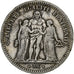 Francia, 5 Francs, Hercule, 1849, Paris, Argento, MB+, Gadoury:683, Le