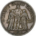França, 5 Francs, Hercule, 1849, Paris, Prata, VF(30-35), Gadoury:683, Le