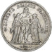 Francia, 5 Francs, Hercule, 1873, Bordeaux, Argento, BB, Gadoury:745a, KM:820.2