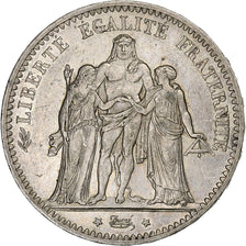 Francia, 5 Francs, Hercule, 1875, Paris, Argento, BB+, Gadoury:745a, KM:820.1