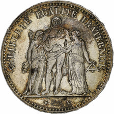 Frankreich, 5 Francs, Hercule, 1877, Paris, Silber, SS, Gadoury:745a, KM:820.1