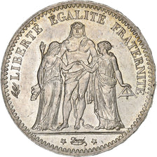 Frankreich, 5 Francs, Hercule, 1877, Paris, Silber, VZ, Gadoury:745a, KM:820.1