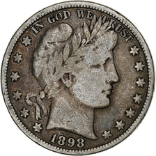United States, Barber Half Dollar, 1898, U.S. Mint, Silver, VF(30-35), KM:116