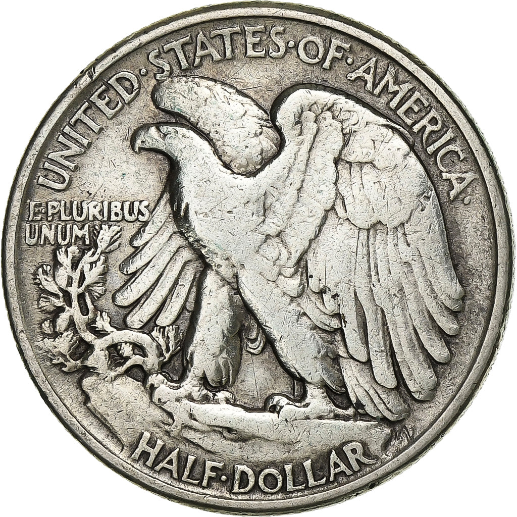 United States, Half Dollar, Walking Liberty, 1945, Philadelphia, Silver