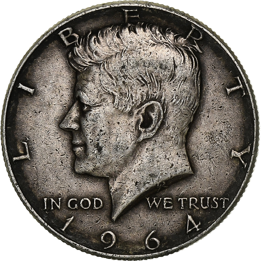 United States, Half Dollar, Kennedy Half Dollar, 1964, Philadelphia, Silver