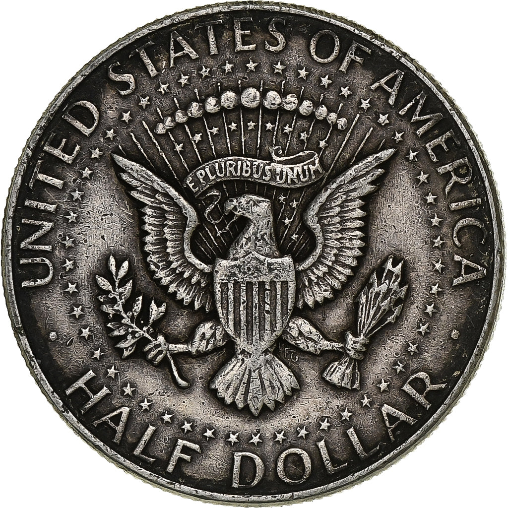 United States, Half Dollar, Kennedy Half Dollar, 1964, Philadelphia, Silver