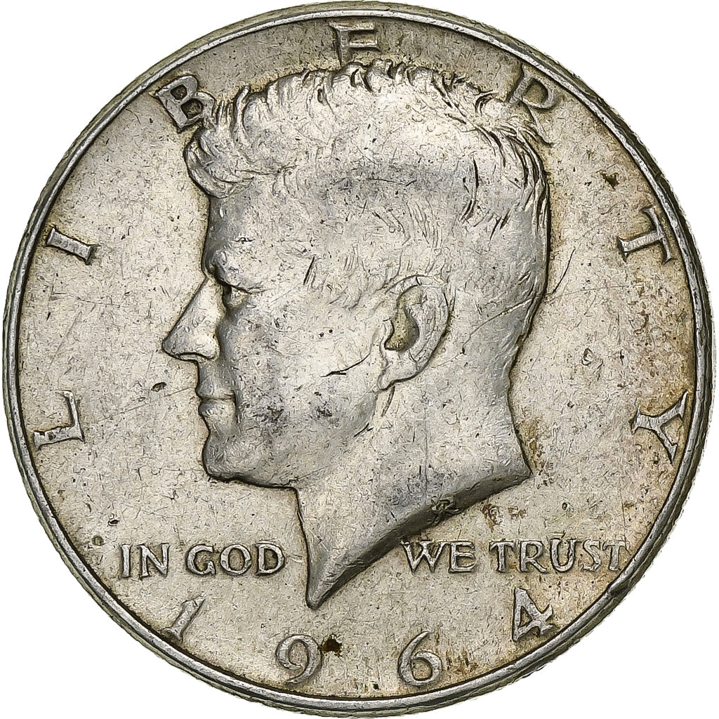 United States, Half Dollar, Kennedy Half Dollar, 1964, Philadelphia, Silver