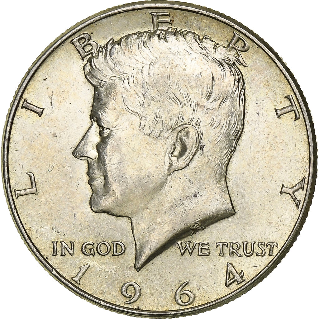 United States, Half Dollar, Kennedy Half Dollar, 1964, Philadelphia, Silver