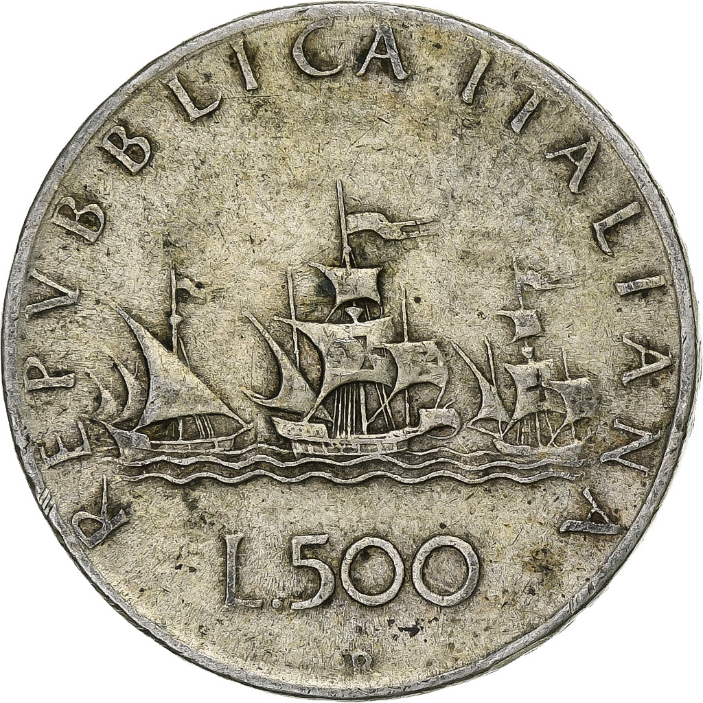 Italy, 500 Lire, 1961, Rome, Silver, VF(30-35), KM:98