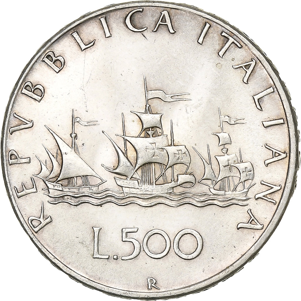 Italy, 500 Lire, 1966, Rome, Silver, MS(63), KM:98