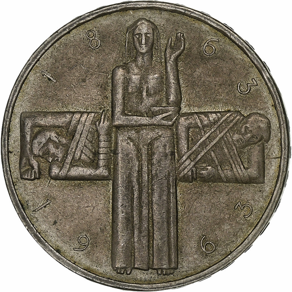 Switzerland, 5 Francs, 1963, Bern, Silver, VF(30-35), KM:51