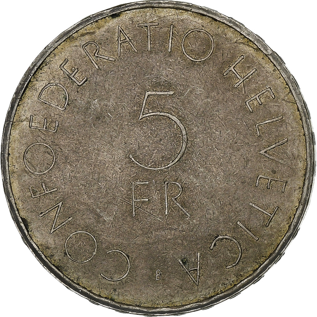 Switzerland, 5 Francs, 1963, Bern, Silver, VF(30-35), KM:51