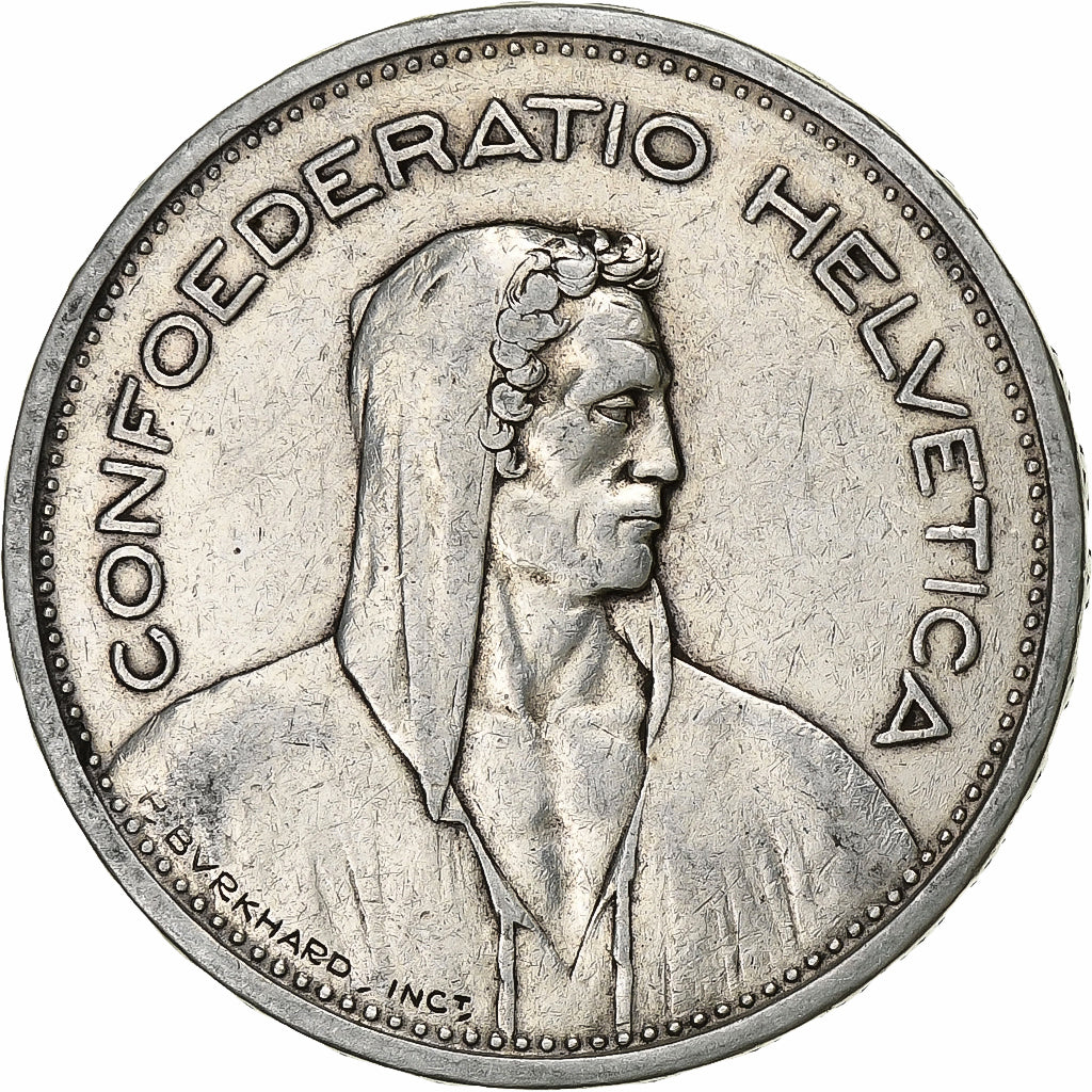 Switzerland, 5 Francs, 1931, Bern, Silver, EF(40-45), KM:40