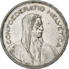 Coin, Switzerland, 5 Francs, 1937, Bern, EF(40-45), Silver, KM:40