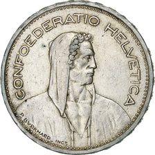 Suisse, 5 Francs, 1939, Bern, Argent, TTB, KM:40