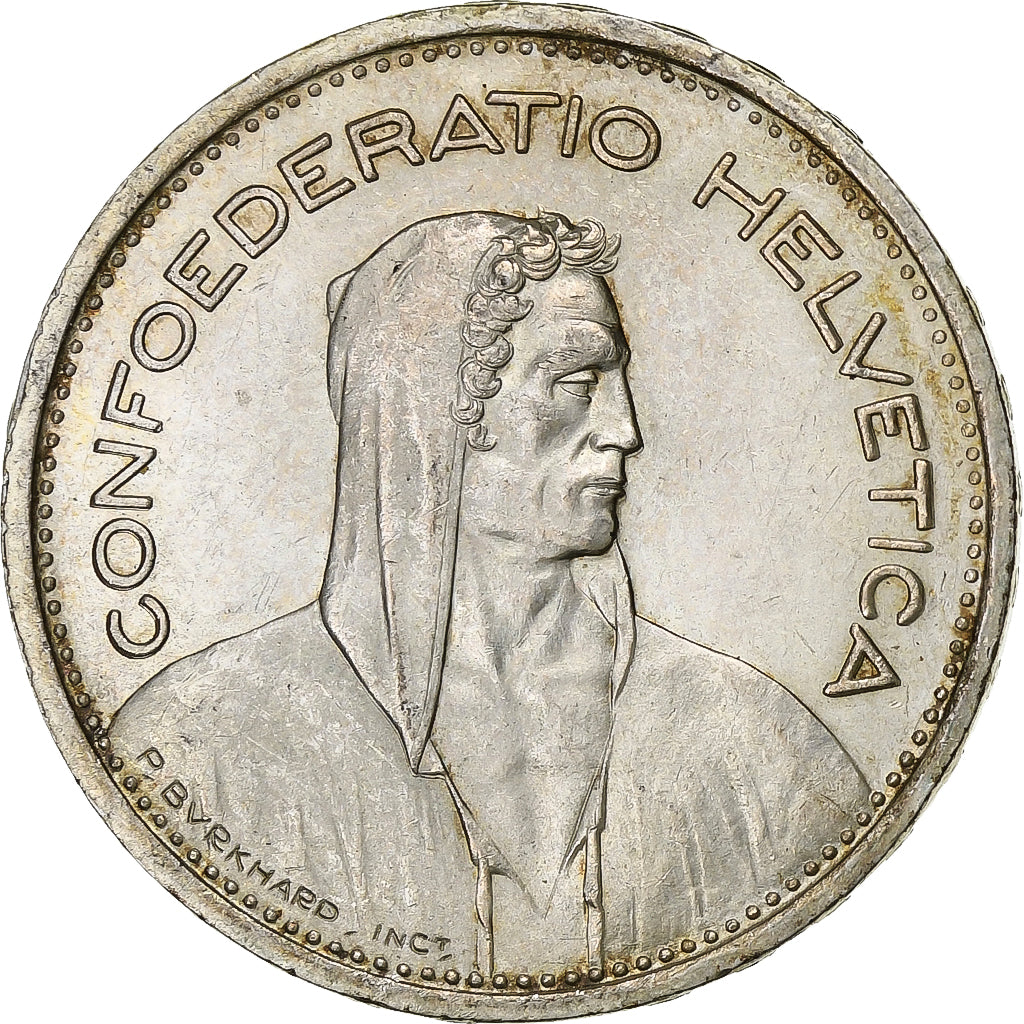 Switzerland, 5 Francs, 1953, Bern, Silver, MS(60-62), KM:40