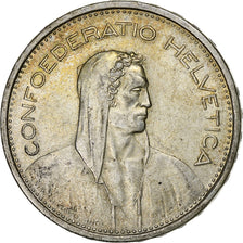 Coin, Switzerland, 5 Francs, 1966, Bern, EF(40-45), Silver, KM:40