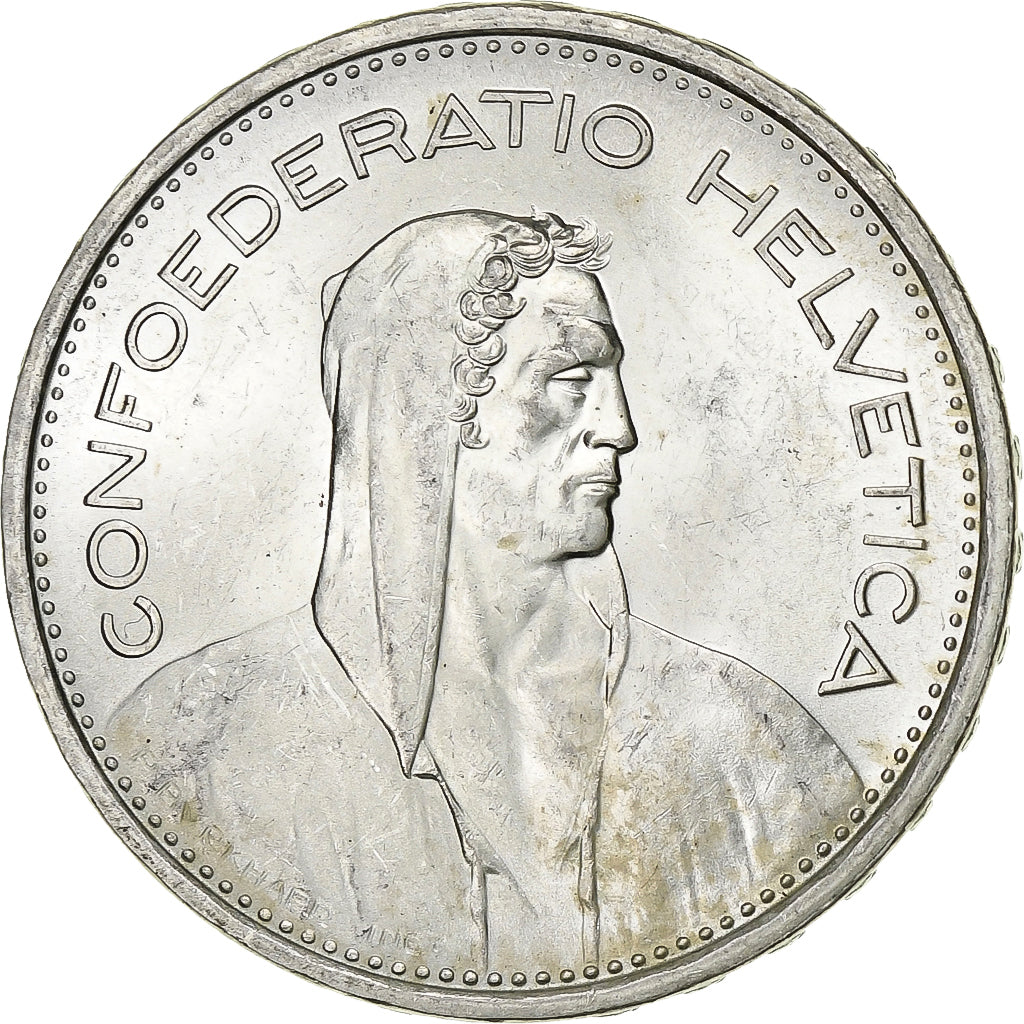 Svizzera, 5 Francs, 1966, Bern, Argento, SPL, KM:40