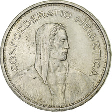 Switzerland, 5 Francs, 1967, Bern, Silver, AU(55-58), KM:40