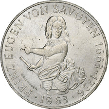 Austria, 25 Schilling, 1963, Silver, AU(55-58), KM:2893