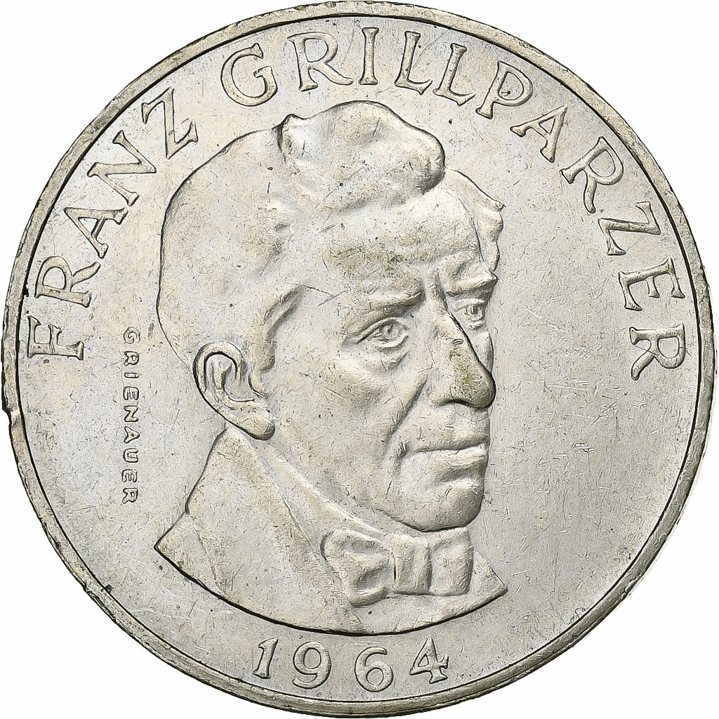 Austria, 25 Schilling, 1964, Silver, AU(55-58), KM:2895.1