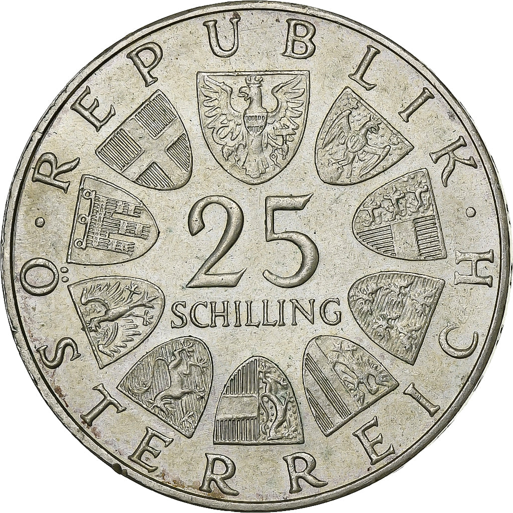 Austria, 25 Schilling, 1971, Silver, AU(50-53), KM:2910