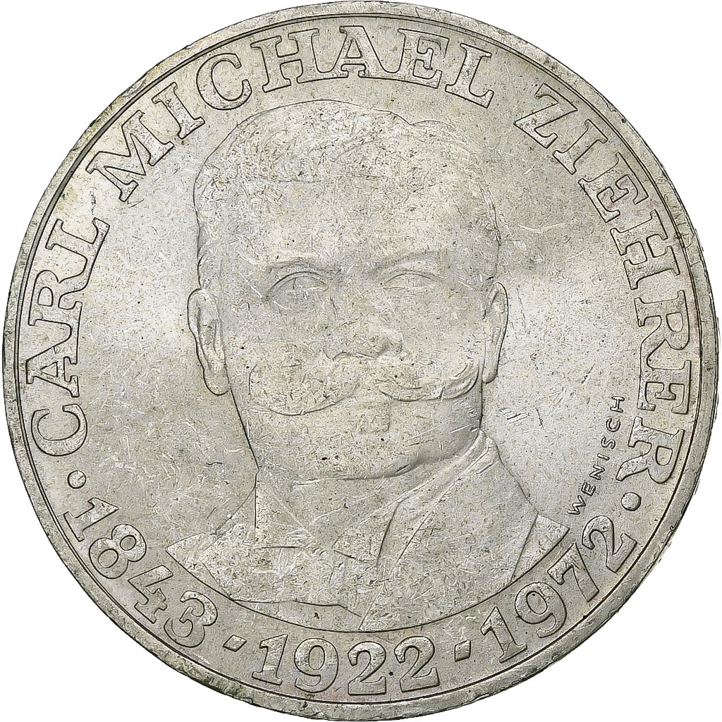 Áustria, 25 Schilling, 1972, Prata, AU(55-58), KM:2912