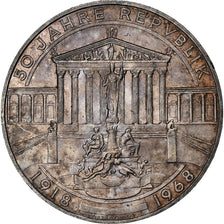 Áustria, 50 Schilling, 1968, Prata, MS(63), KM:2904.1