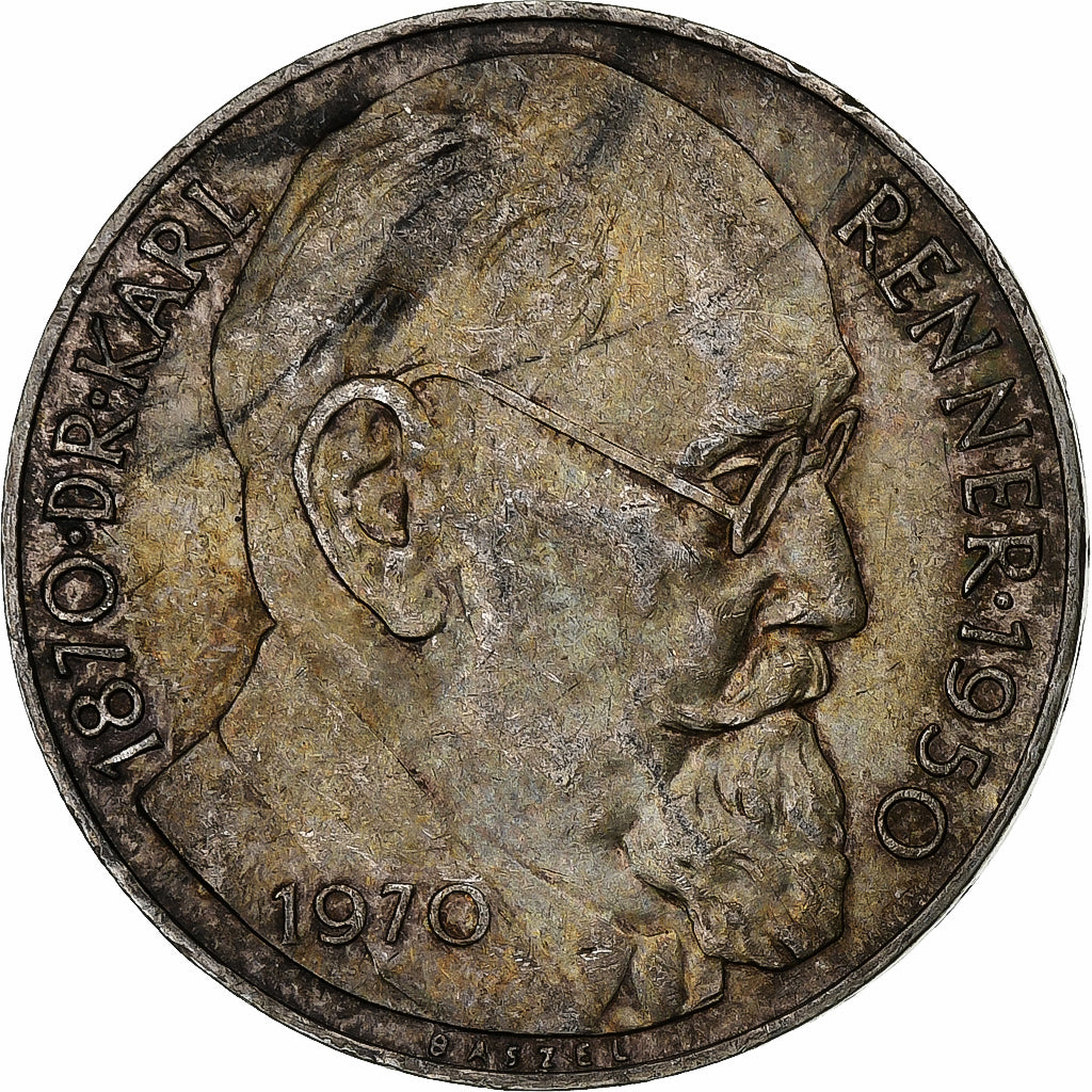 Austria, 50 Schilling, 1970, Srebro, AU(50-53), KM:2909