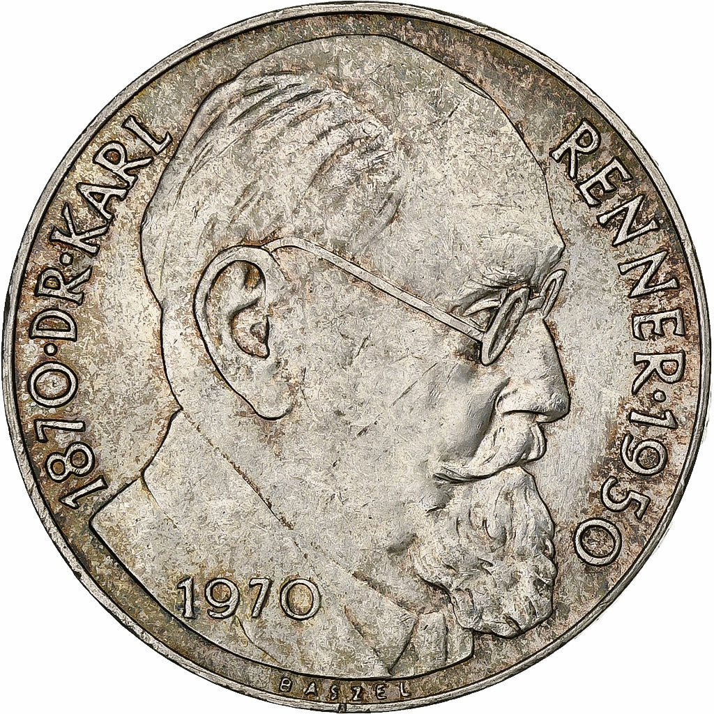 Austria, 50 Schilling, 1970, Srebro, AU(55-58), KM:2909