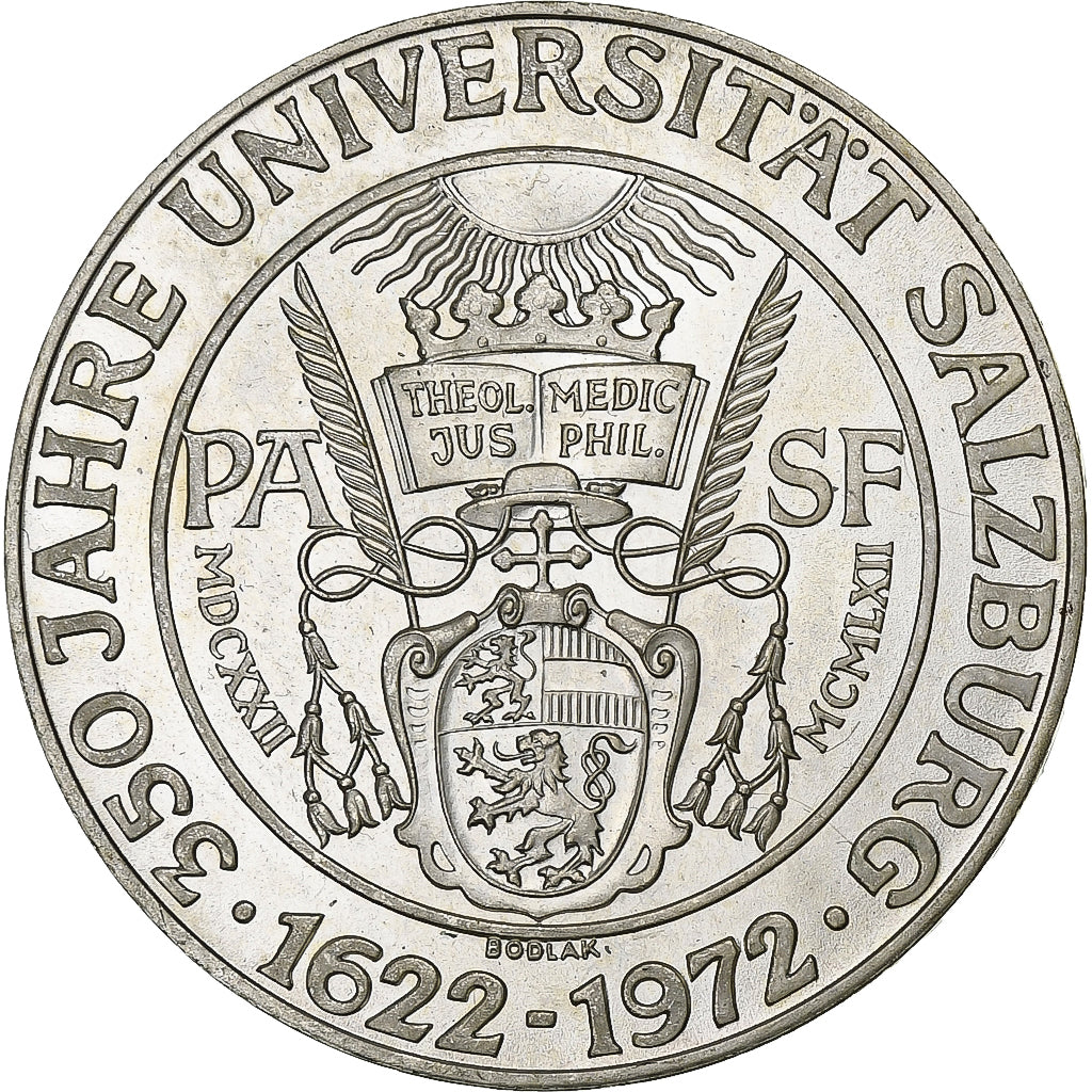 Austria, 50 Schilling, 1972, Silver, MS(63), KM:2913