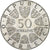 Austria, 50 Schilling, 1972, Silver, MS(63), KM:2913
