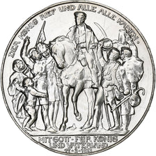 German States, PRUSSIA, Wilhelm II, 3 Mark, 1913, Berlin, Déclaration de guerre