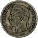 France, Napoléon III, 2 Francs, Napoléon III, 1867, Strasbourg, Argent, B+