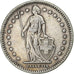 Suiza, 2 Francs, 1920, Bern, Plata, BC+, KM:21