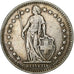 Switzerland, 2 Francs, 1921, Bern, Silver, VF(30-35), KM:21