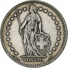 Switzerland, 2 Francs, 1939, Bern, Silver, VF(30-35), KM:21